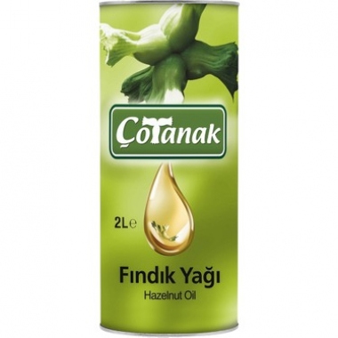 Çotanak fındık Yağı 2 Litre teneke kutu