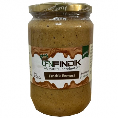 Fındık Ezmesi 650 Gram cam kavanoz % 100 fındık